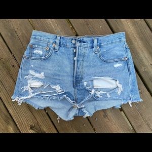 Shorts | Levis 5 Highrise Denim Shorts 